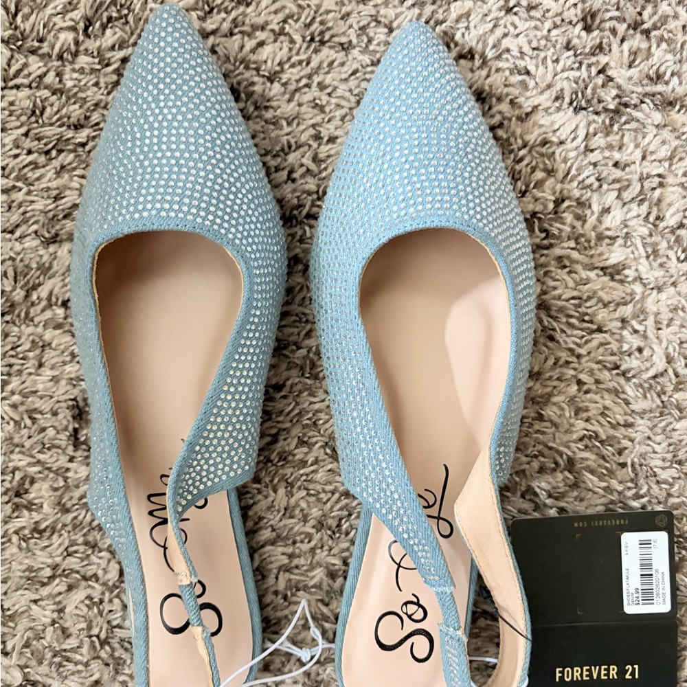 Forever 21 Light Blue Heels